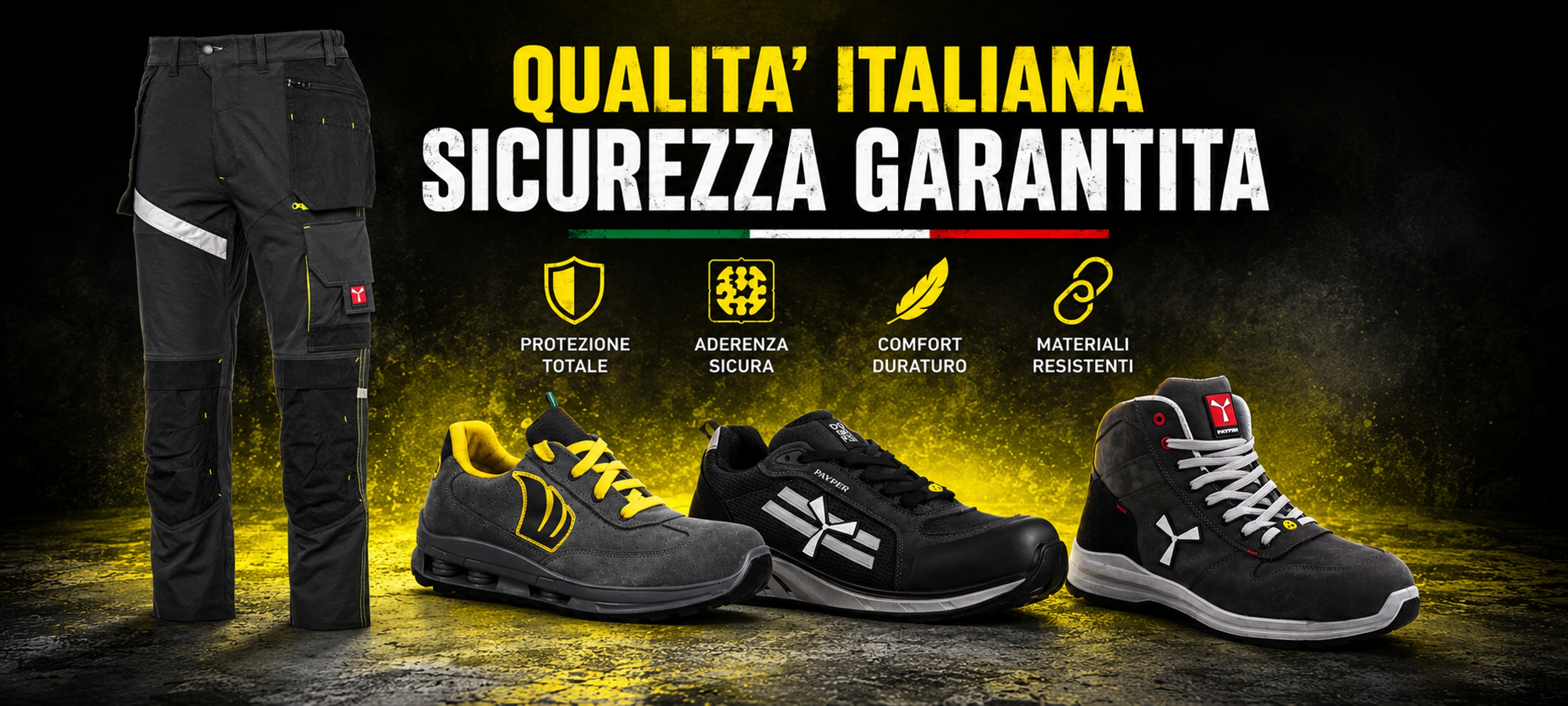 Scarpe Antinfortunistiche e Workwear professionale