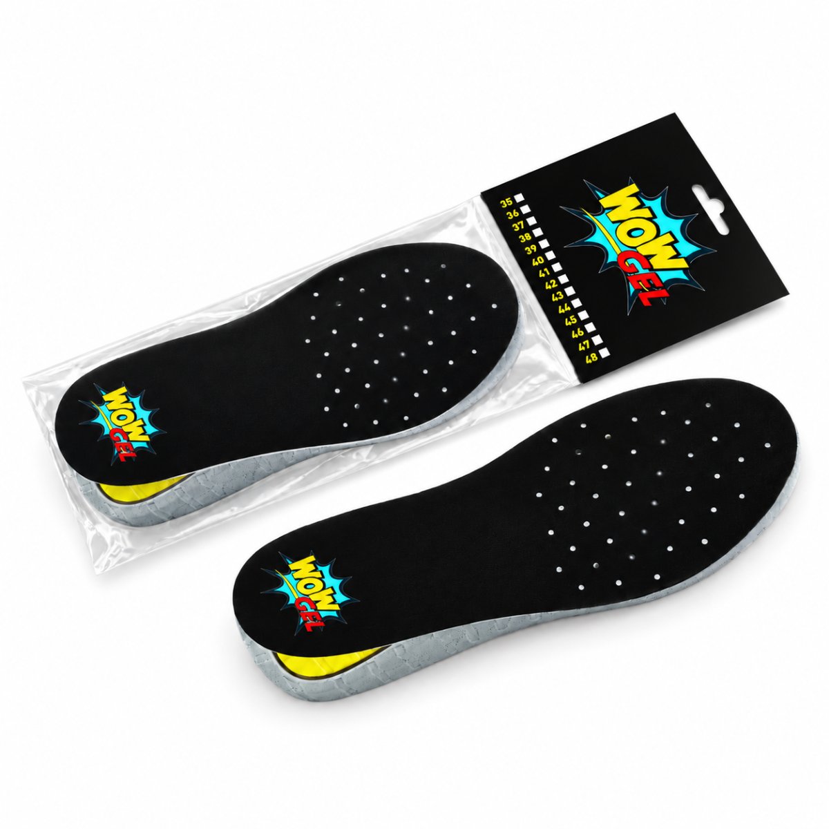 Sottopiede U-Power WOW GEL Ammortizzante con Inserto Antiurto per Tallone thumbnail 2