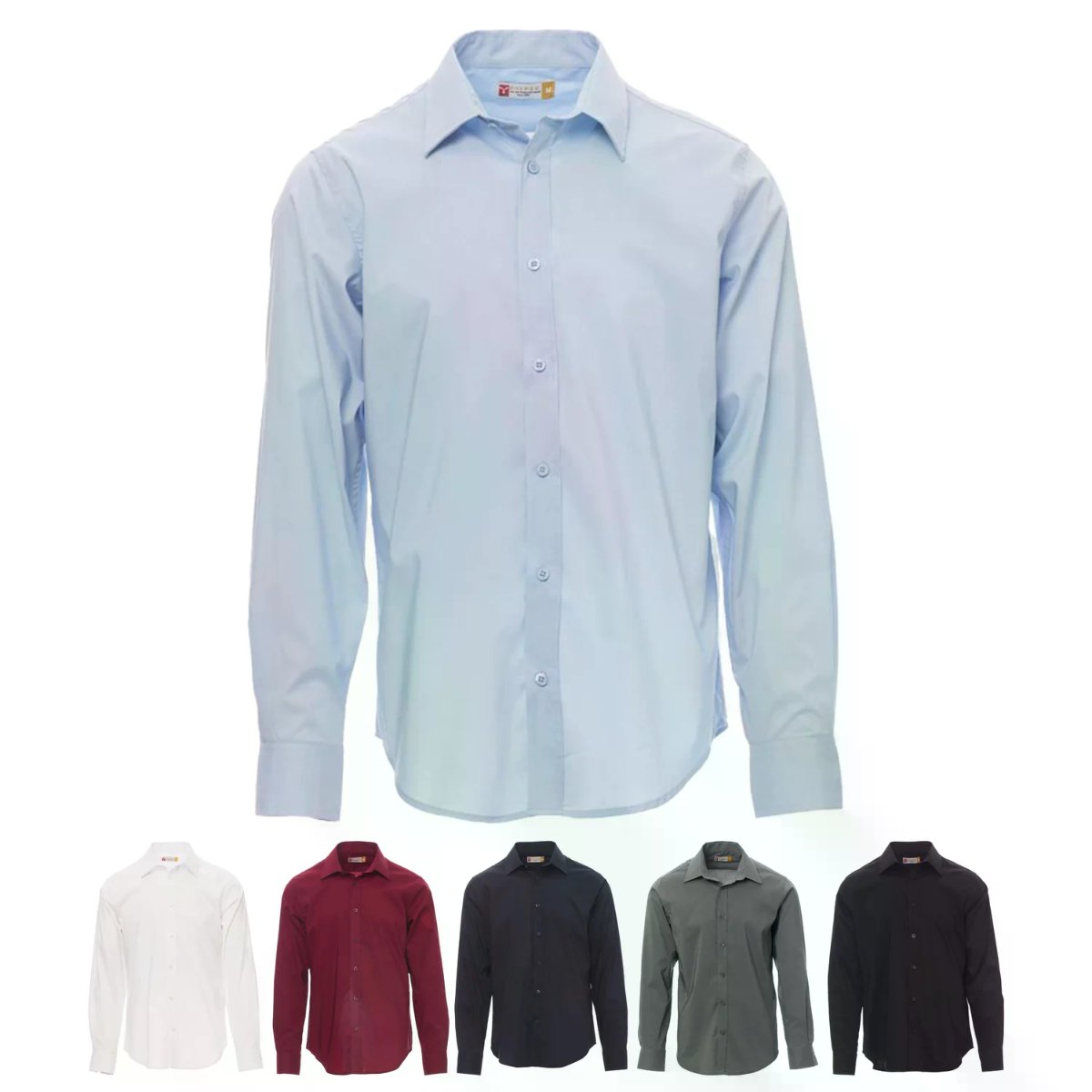 Camicia da Lavoro Uomo IMAGE Easy Care in Popeline Stretch 125 g/m²