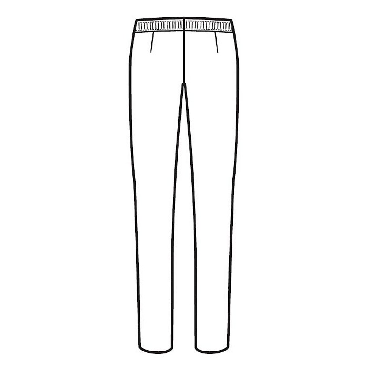 Pantalone da Cameriera Donna Trendy Isacco  170 g/m² Senza Tasche con Zip e Bottone thumbnail 4