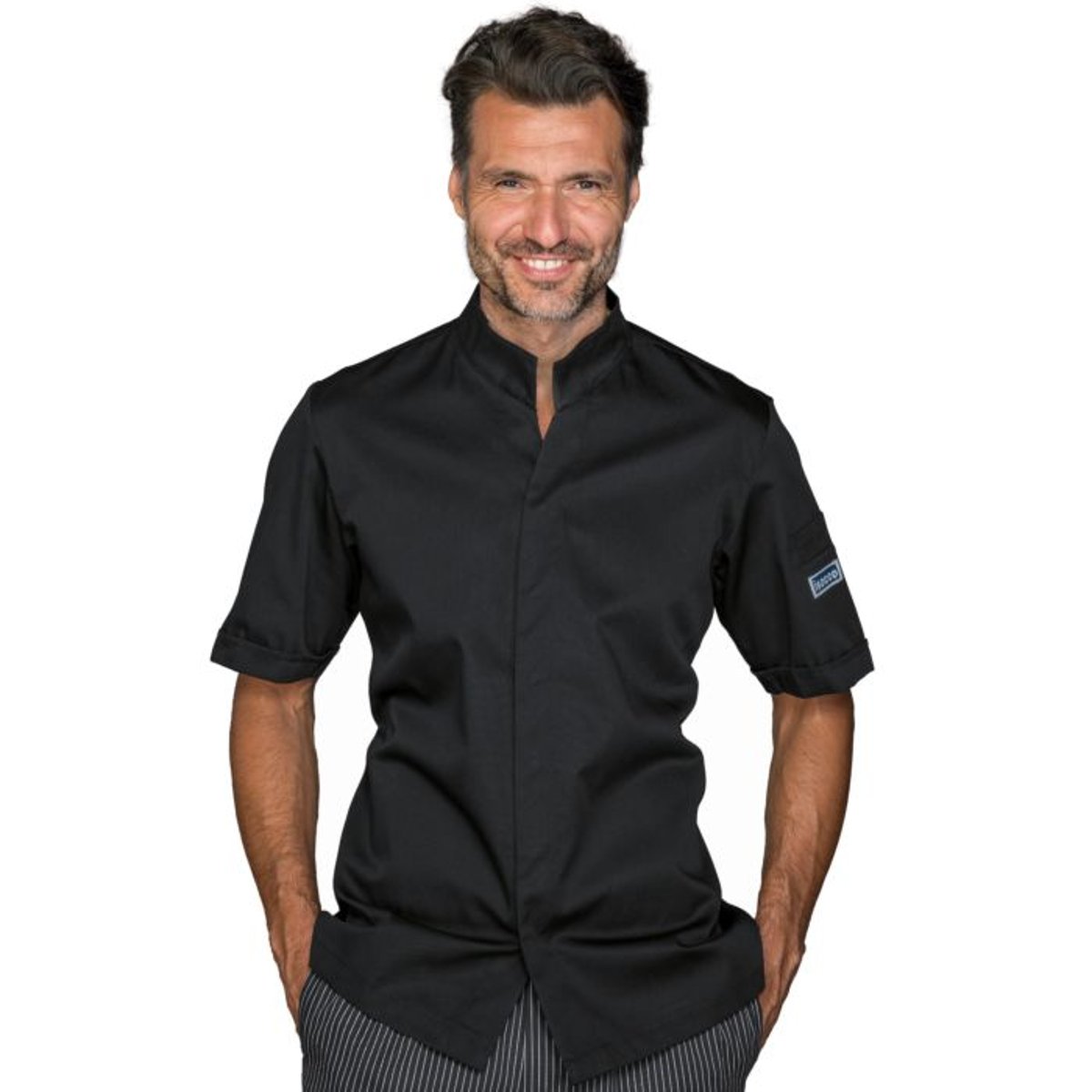 Giacca da Cuoco Sincler Slim Isacco Unisex Mezza Manica Superdry con Rete Microforata thumbnail 2