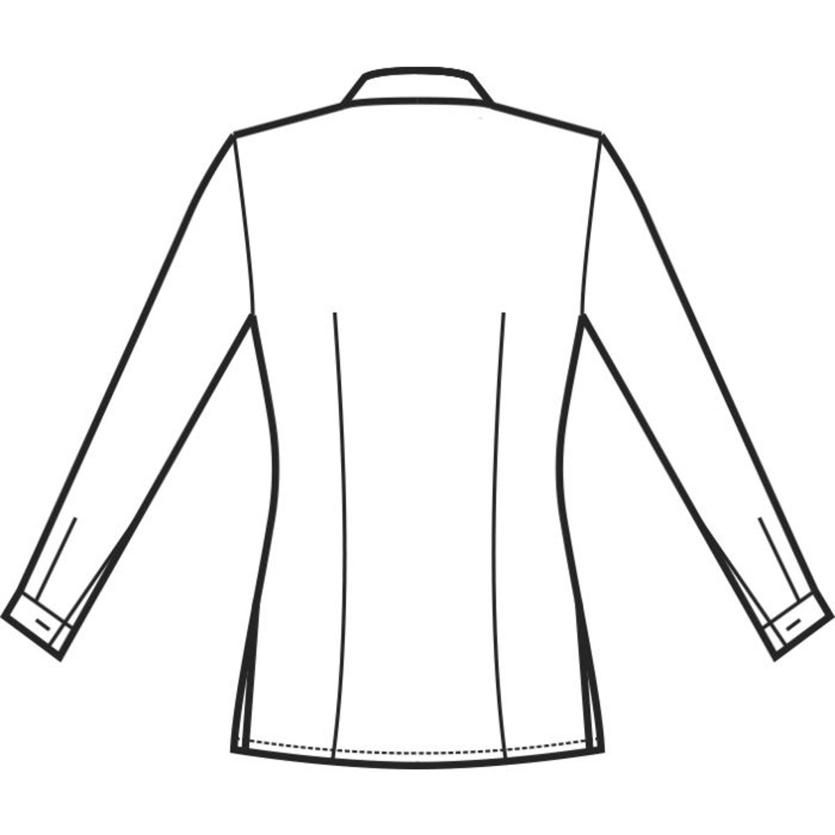 Camicetta Hollywood Isacco Donna Manica 3/4 Stretch con Collo Coreano per Cameriera, Barista e Reception thumbnail 4