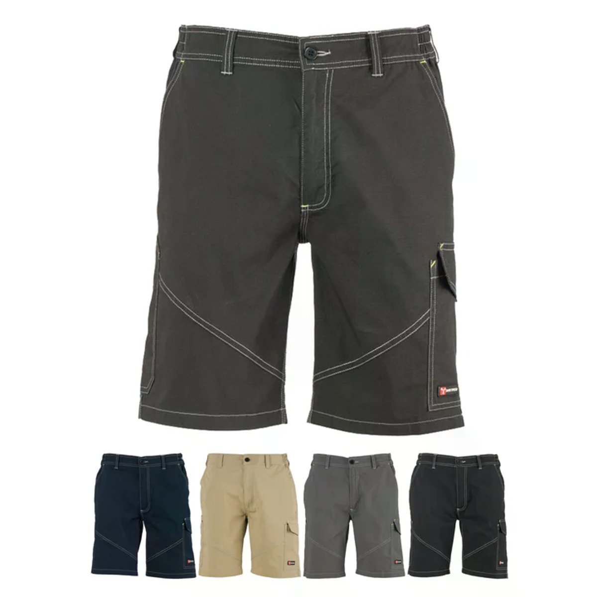 Bermuda da Lavoro CARACAS STRETCH Uomo in Mini Ripstop Elasticizzato