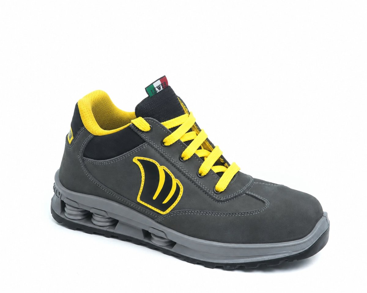 Scarpe Antinfortunistiche GOLD S3S FO SR ESD in Pelle Nubuck Idrorepellente con Puntale in Alluminio