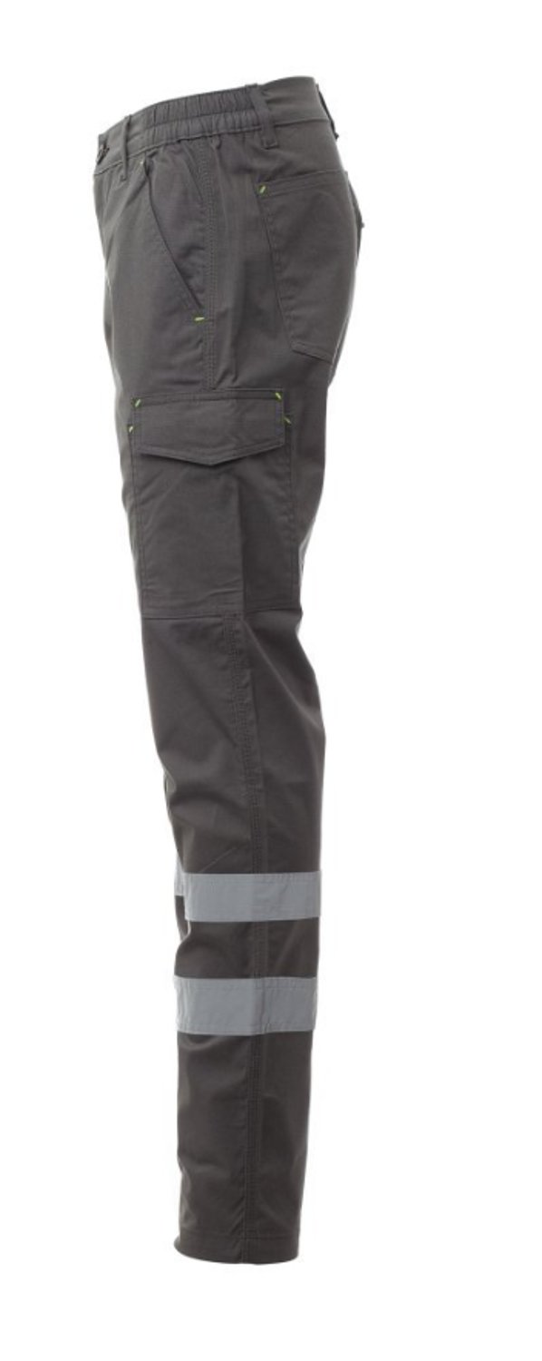 Pantalone da Lavoro Stretch POWER STRETCH REFLEX con Bande Retroriflettenti e Lock System thumbnail 5