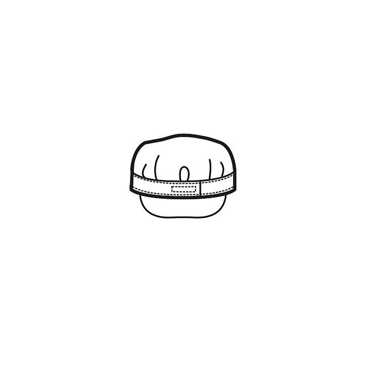 Cappello Sam Isacco con Visiera Rigida e Velcro per Cucina e Ristorazione thumbnail 2