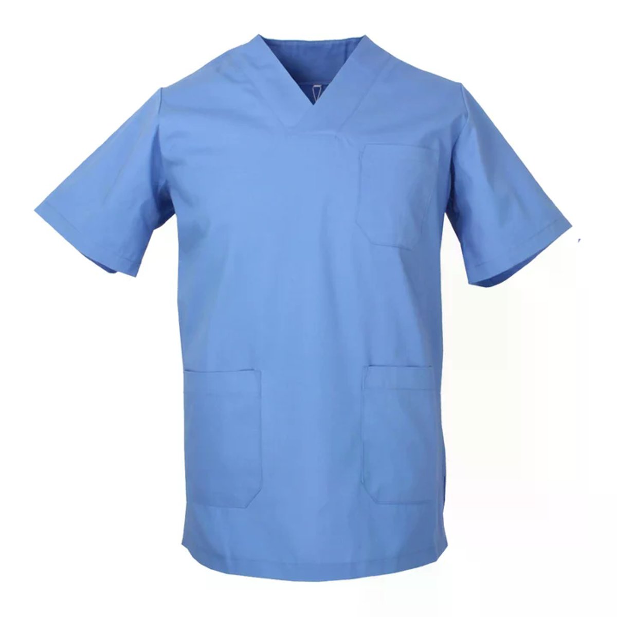 Casacca Sanitaria Unisex Manica Corta con Scollo a V e 3 Tasche per Medici Infermieri OSS thumbnail 10