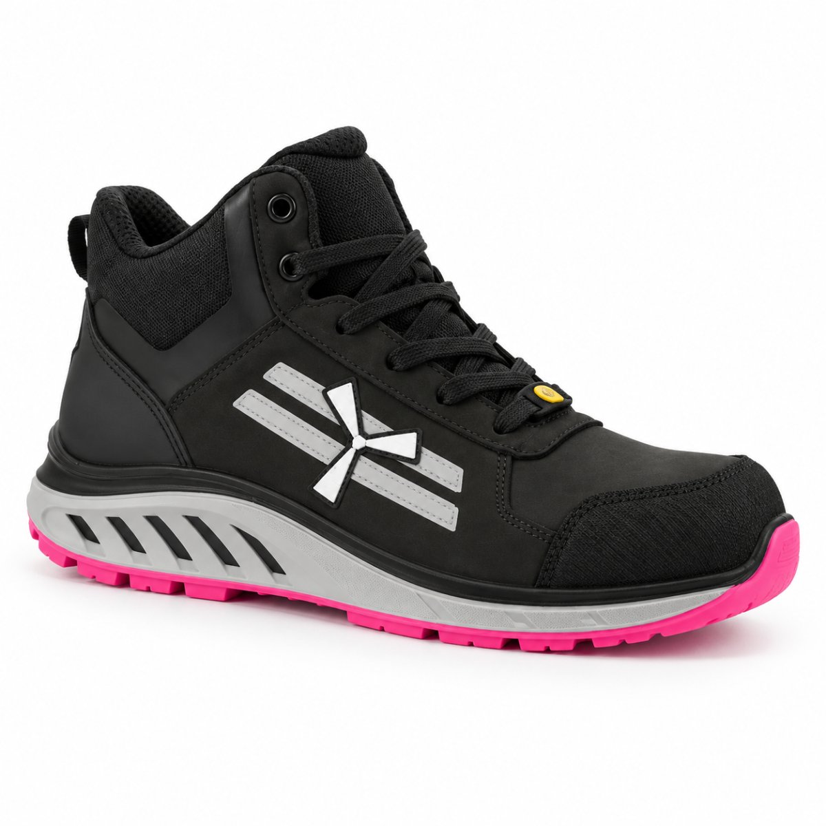 Scarpe Antinfortunistiche Alte X-MOON MID S3S FO SR ESD Metal-Free in Pelle Nubuck thumbnail 13