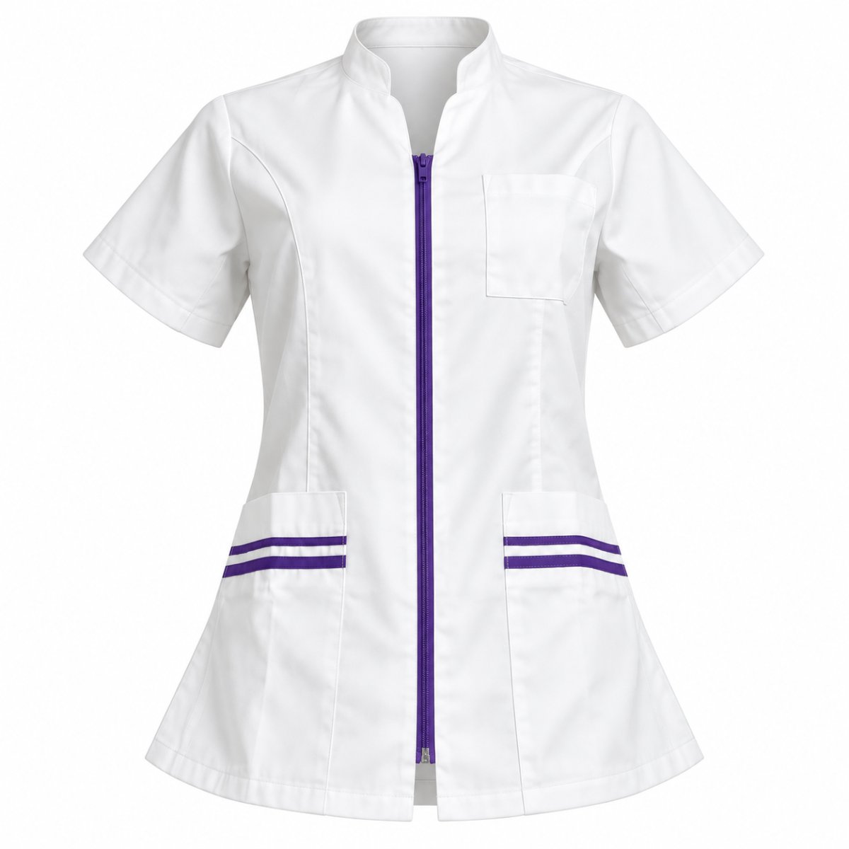 Casacca Professionale Donna Victory con Zip per Sanitario ed Estetica thumbnail 3