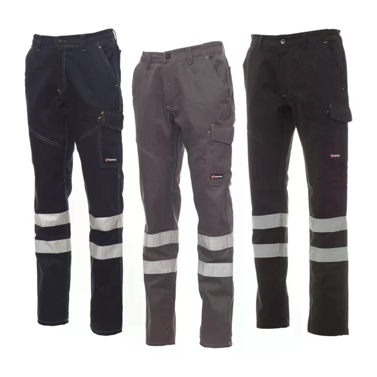 Pantalone da Lavoro Invernale WORKER WINTER REFLEX con Bande Retroriflettenti e Lock System
