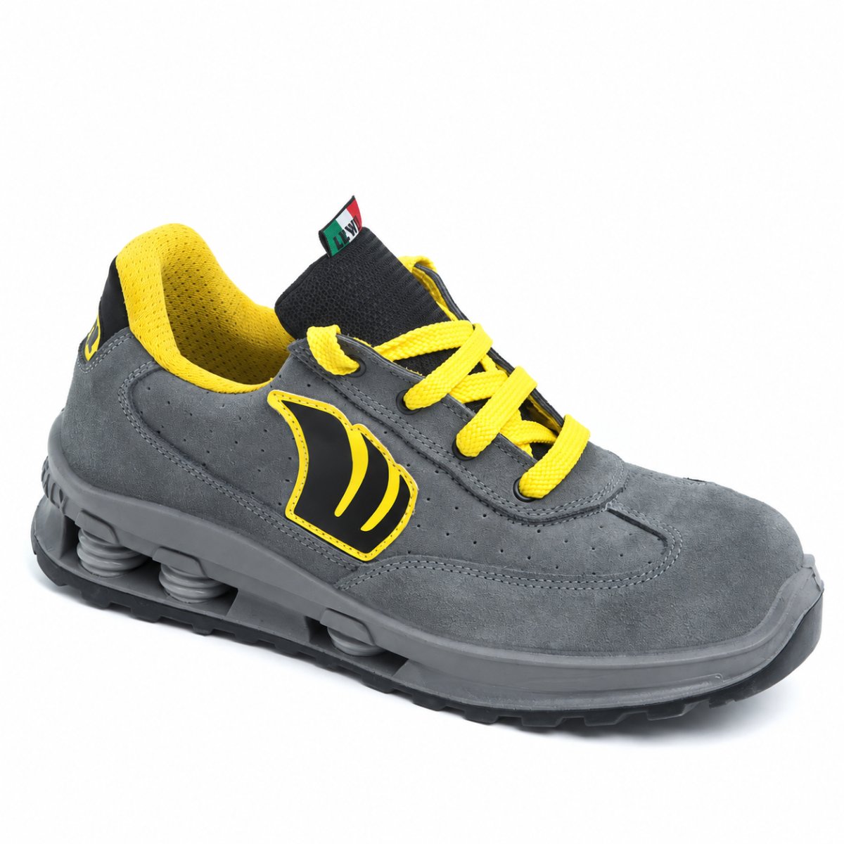 Scarpe Antinfortunistiche SUN S1PS FO SR ESD in Pelle Scamosciata Forata con Puntale in Alluminio thumbnail 2
