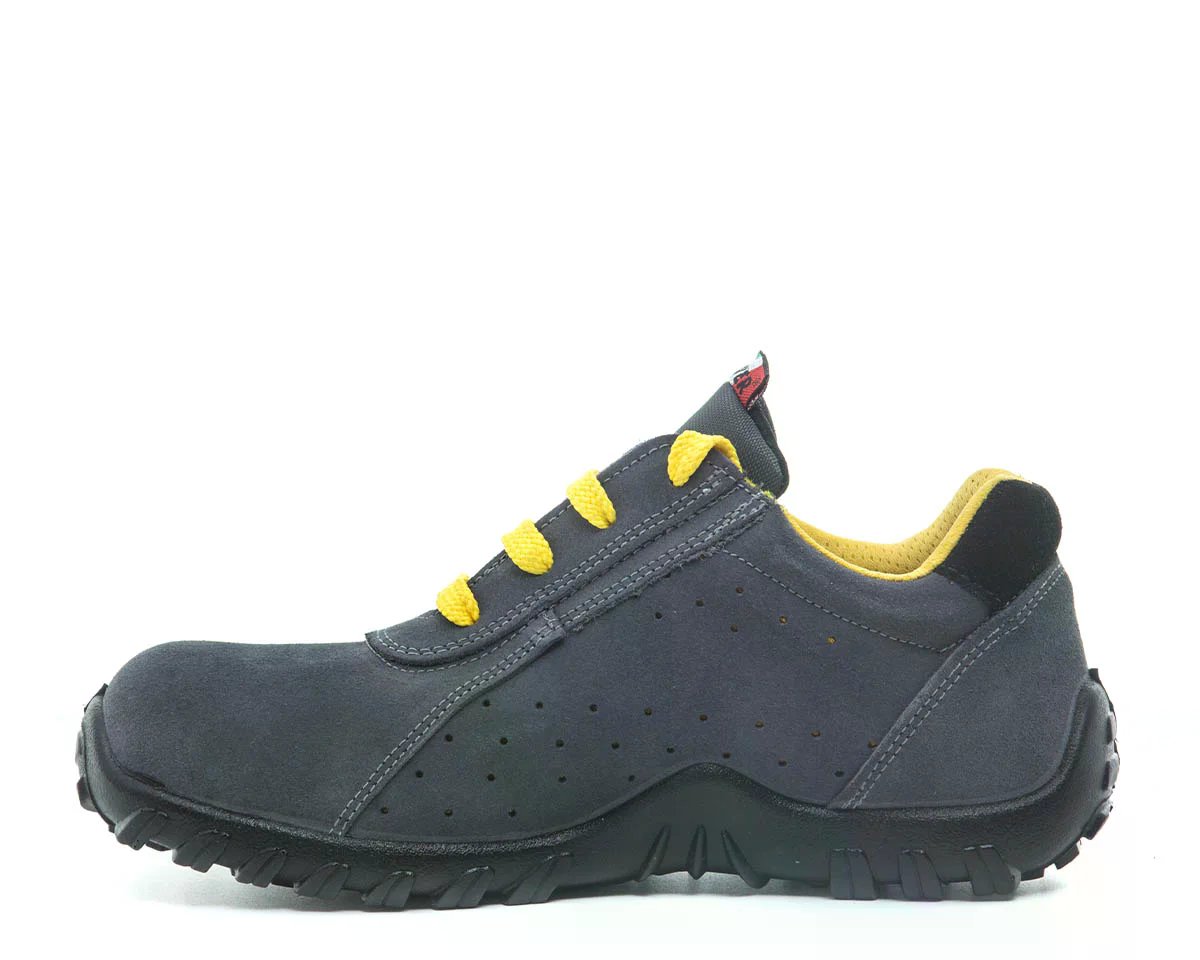 Scarpe Antinfortunistiche DS1G S1PS FO SR in Pelle Scamosciata Forata con Puntale in Alluminio thumbnail 3