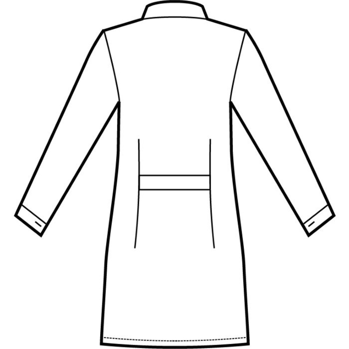 Casacca Marbella Isacco Donna Manica Lunga per Maestra d’Asilo, Sanitario e Alimentare con 3 Tasche thumbnail 3
