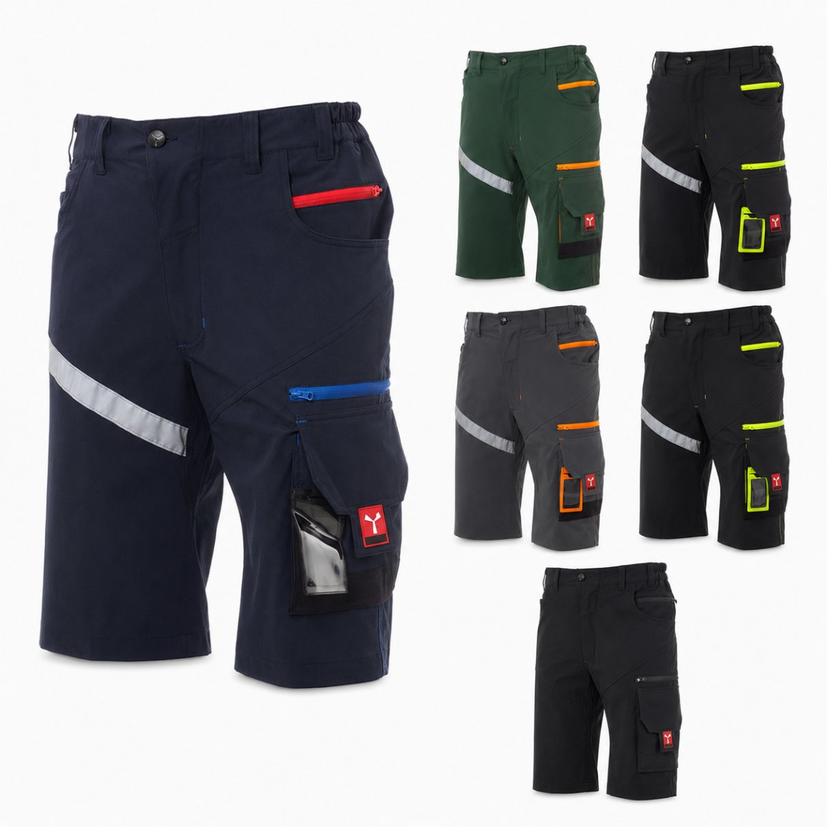 Bermuda da Lavoro NEXT 4W SHORTS Unisex 4 Way Stretch Multitasche