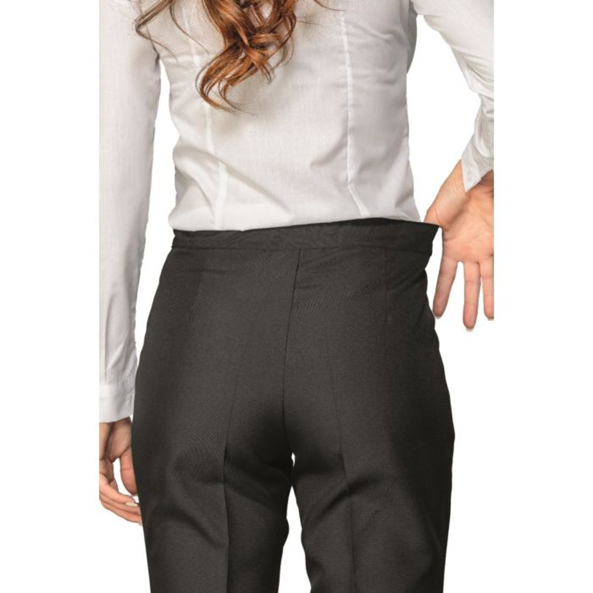 Pantalone da Cameriera Donna Trendy Isacco  170 g/m² Senza Tasche con Zip e Bottone thumbnail 2