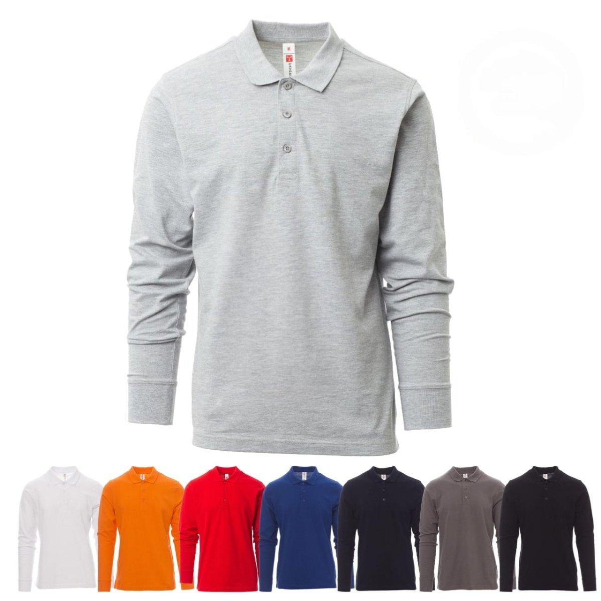 Polo Uomo Manica Lunga in Cotone Piqué VERONA