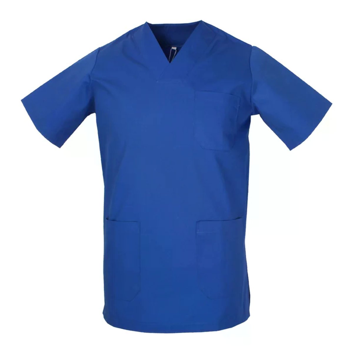 Casacca Sanitaria Unisex Manica Corta con Scollo a V e 3 Tasche per Medici Infermieri OSS thumbnail 9