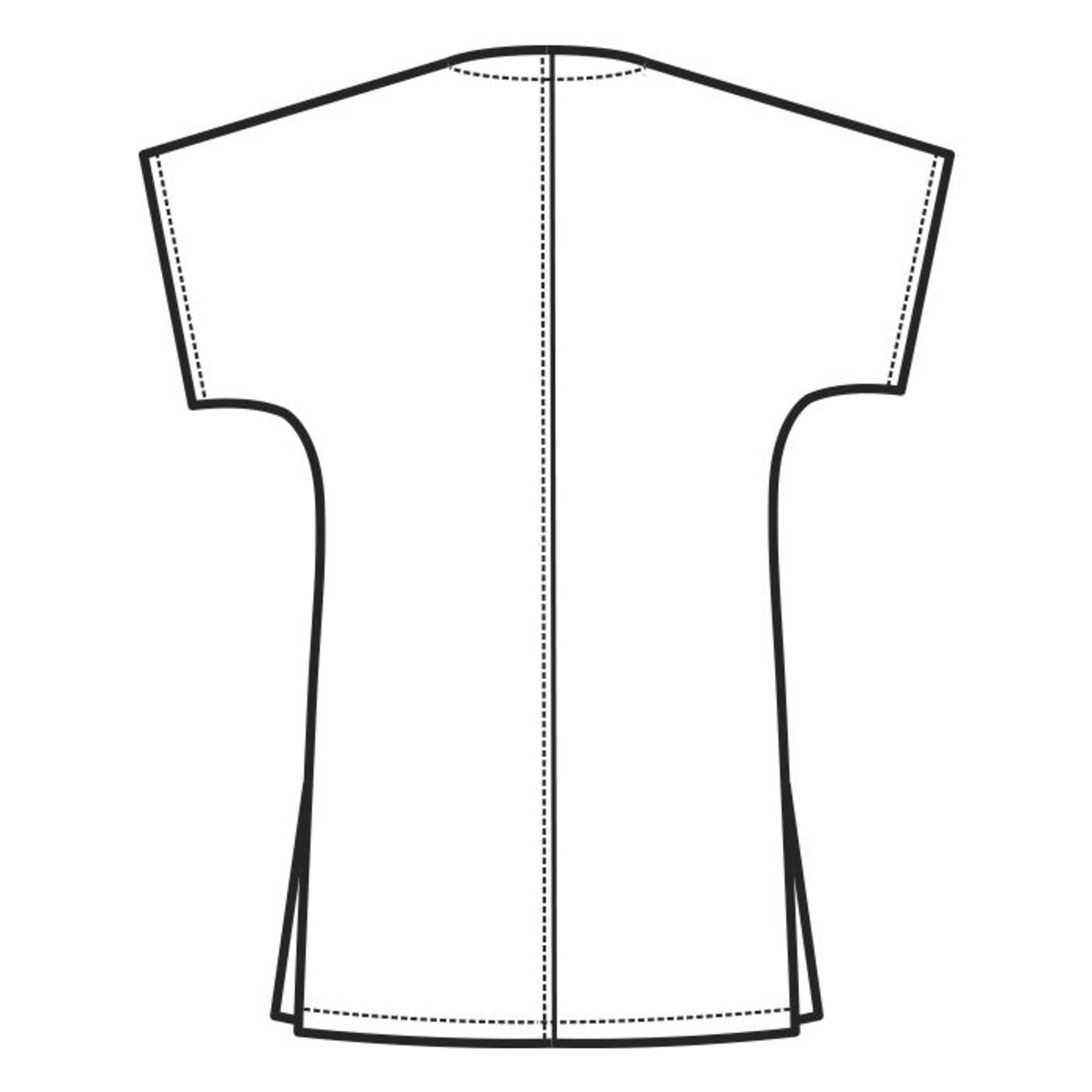 Casacca Sanitaria Unisex Bianca Isacco Collo a V Mezza Manica con 3 Tasche thumbnail 4
