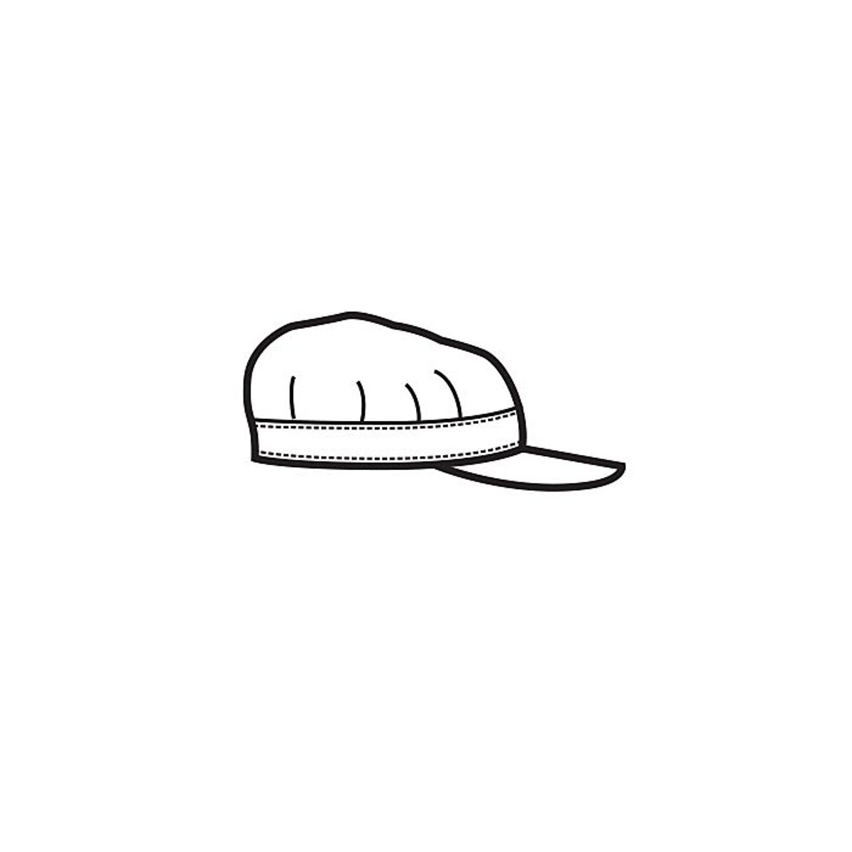 Cappello Sam Isacco con Visiera Rigida e Velcro per Cucina e Ristorazione thumbnail 3