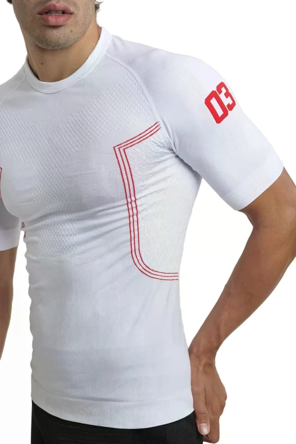 Maglia Termica da Lavoro Uomo THERMO PRO 280 SS Manica Corta Seamless 280 g/m² thumbnail 3