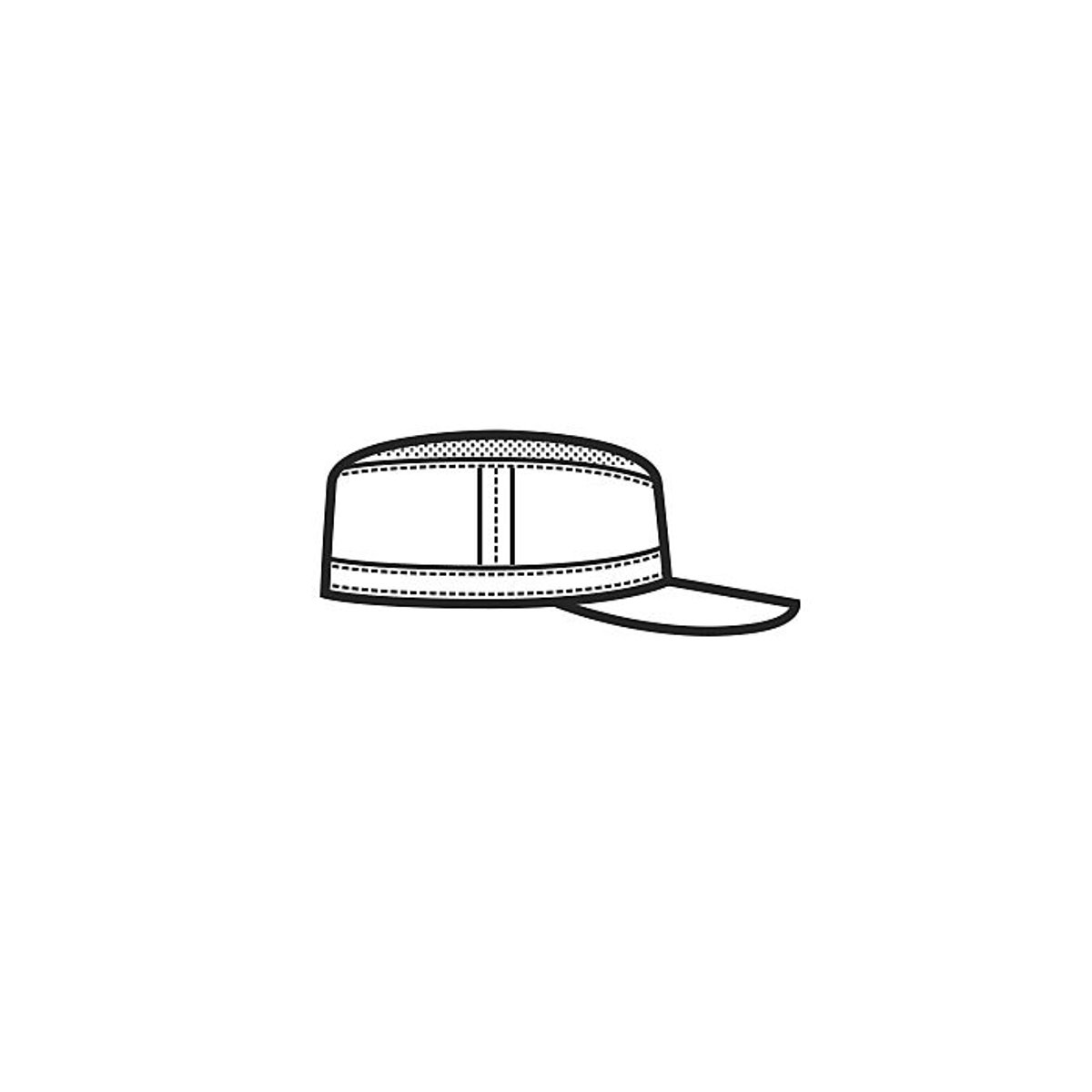 Cappello Charly Isacco con Rete Traspirante e Visiera Regolabile per Cucina e Ristorazione thumbnail 4