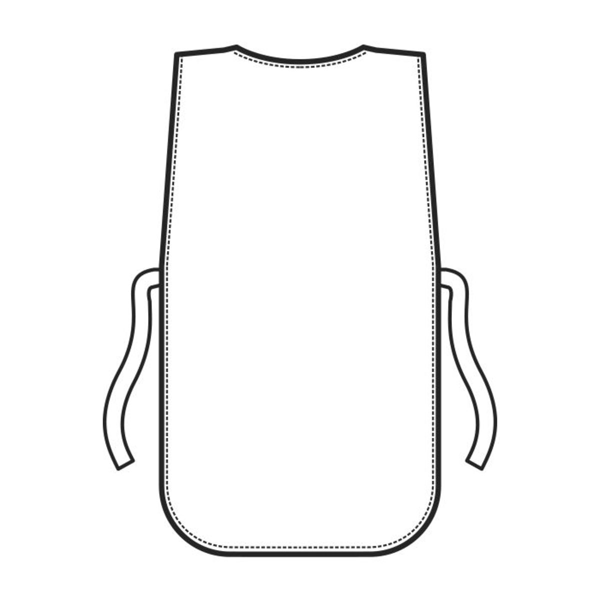 Poncho da Lavoro Unisex Isacco Senza Maniche con 2 Tasche e Lacci Laterali thumbnail 2