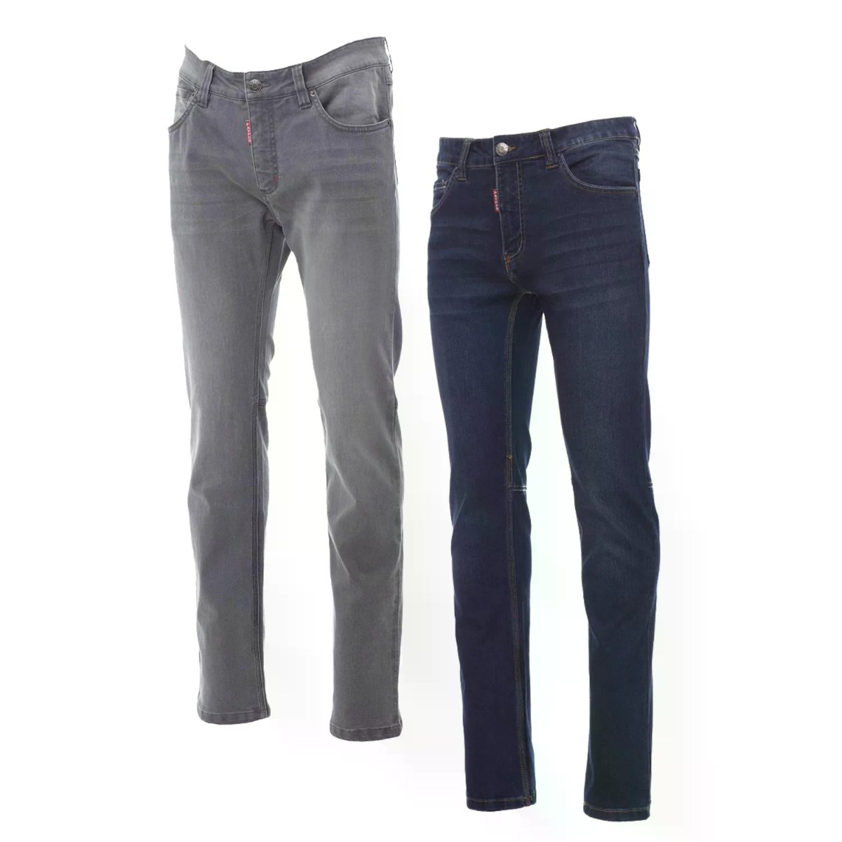Jeans da Lavoro Stretch SAN FRANCISCO Multitasche Effetto Stone Wash