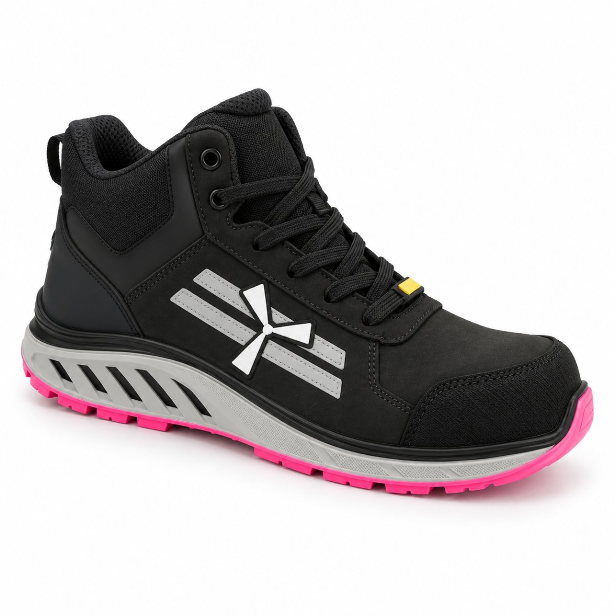 Scarpe Antinfortunistiche Alte X-MOON MID S3S FO SR ESD Metal-Free in Pelle Nubuck thumbnail 8