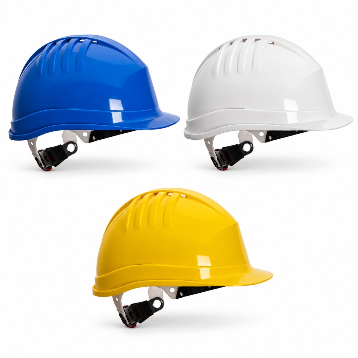 Elmetto Protettivo Portwest PS62 Expertline Ventilato con Regolazione a Rotella