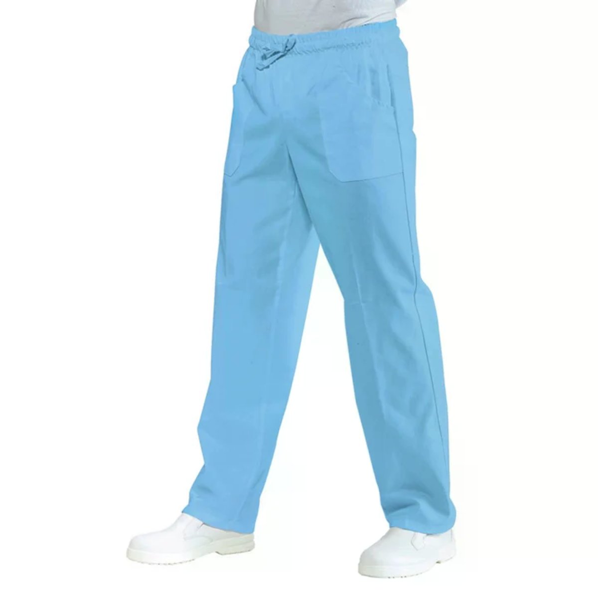 Pantalone Sanitario Unisex Isacco con Elastico e Laccio Regolabile 3 Tasche thumbnail 4