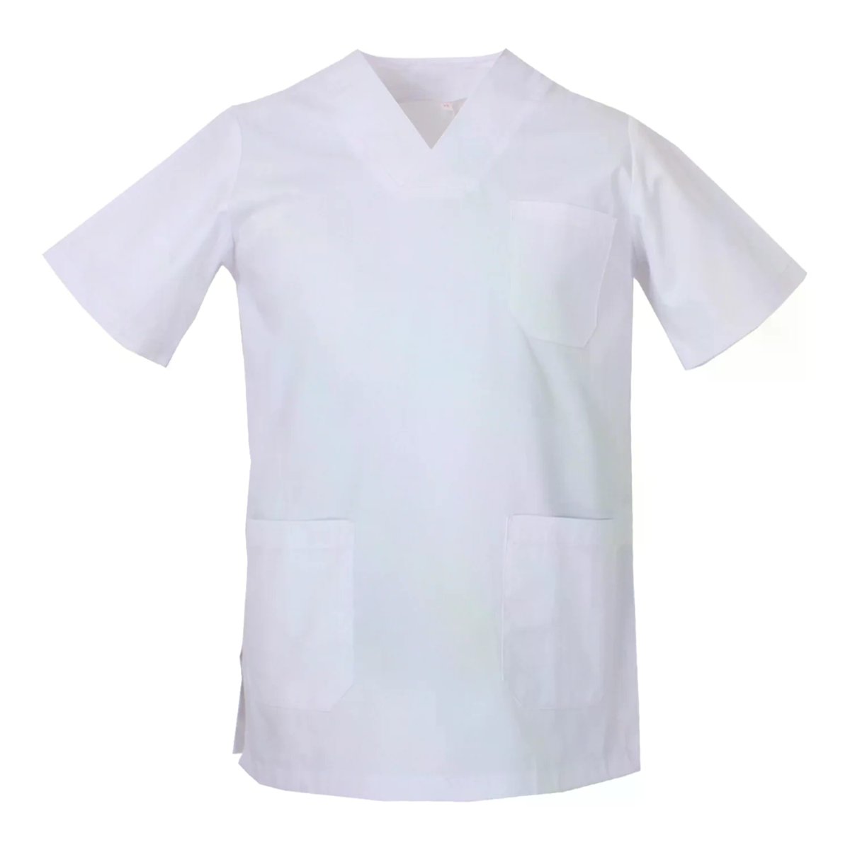 Casacca Sanitaria Unisex Manica Corta con Scollo a V e 3 Tasche per Medici Infermieri OSS thumbnail 12