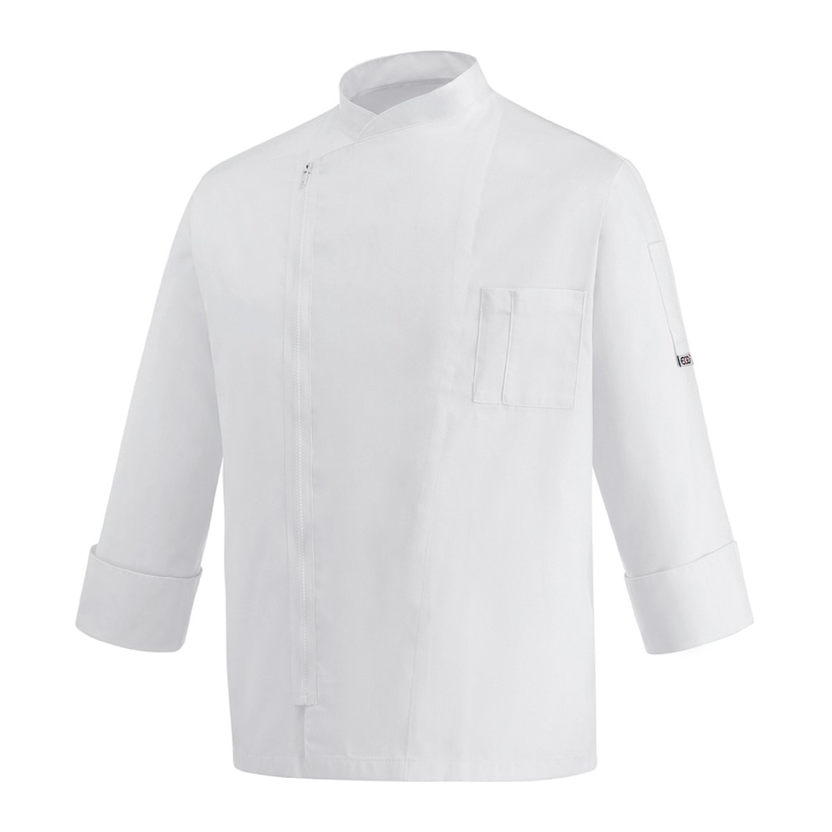 Giacca da Cuoco Unisex con Zip in Microfibra e Inserti Posteriori Traspiranti Air Plus thumbnail 3