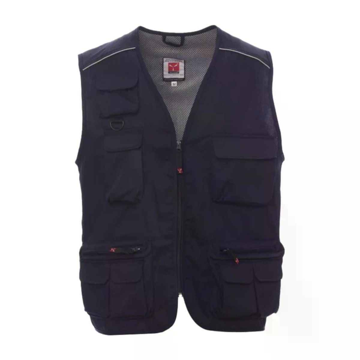Gilet da Lavoro POCKET Uomo Estivo Multitasche con Porta Badge e Dettagli Reflex thumbnail 8