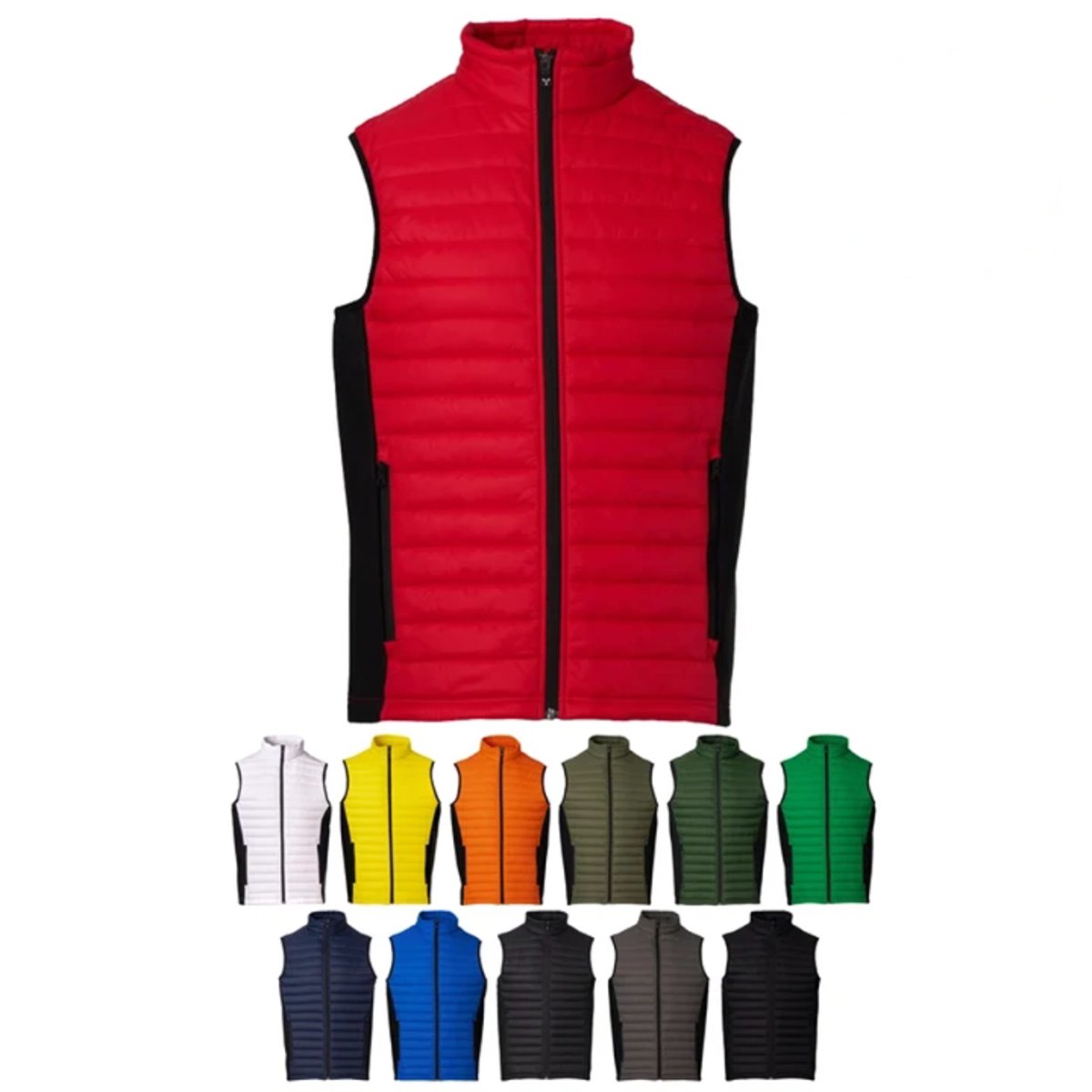Gilet SUBWAY Uomo Imbottito 120 g/m² con Fianchi in Soft Shell