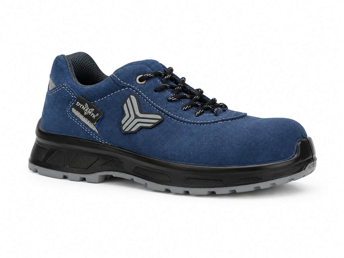 Scarpe Antinfortunistiche FLORIDA Jeans S1PS FO SR Metal-Free in Pelle Scamosciata