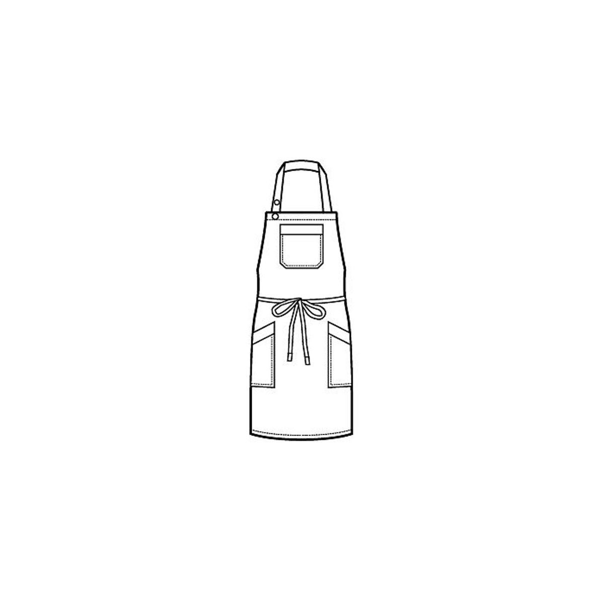 Grembiule Barman Oregon Isacco con Tasche e Inserti in Pelle thumbnail 2