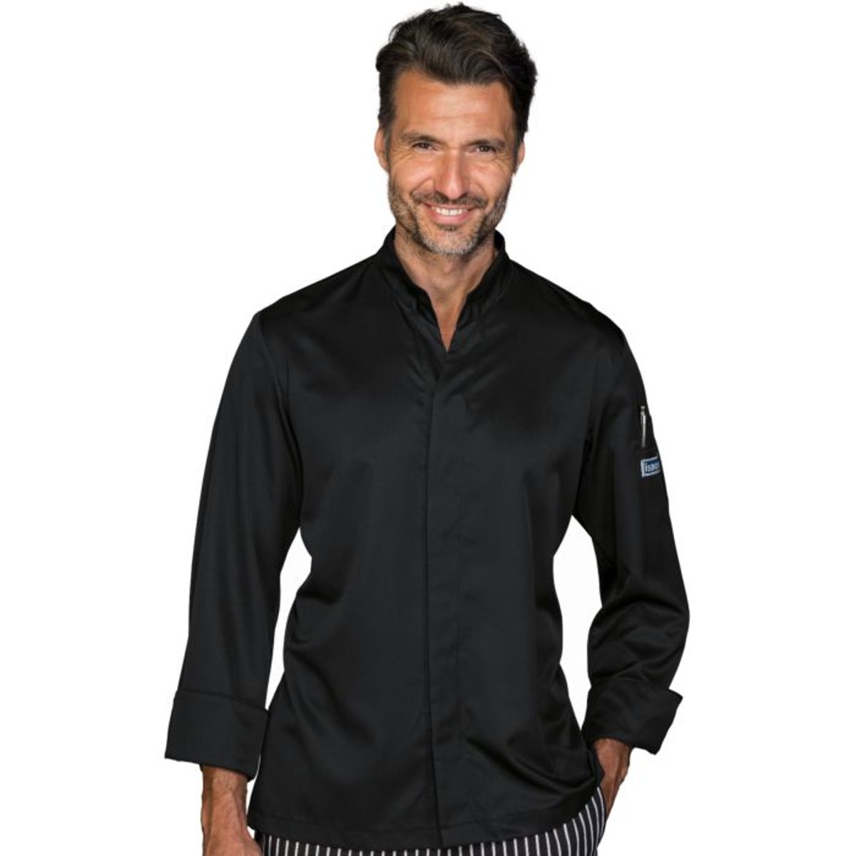 Giacca da Cuoco Sincler Slim Isacco Unisex Manica Lunga Superdry con Rete Microforata thumbnail 2