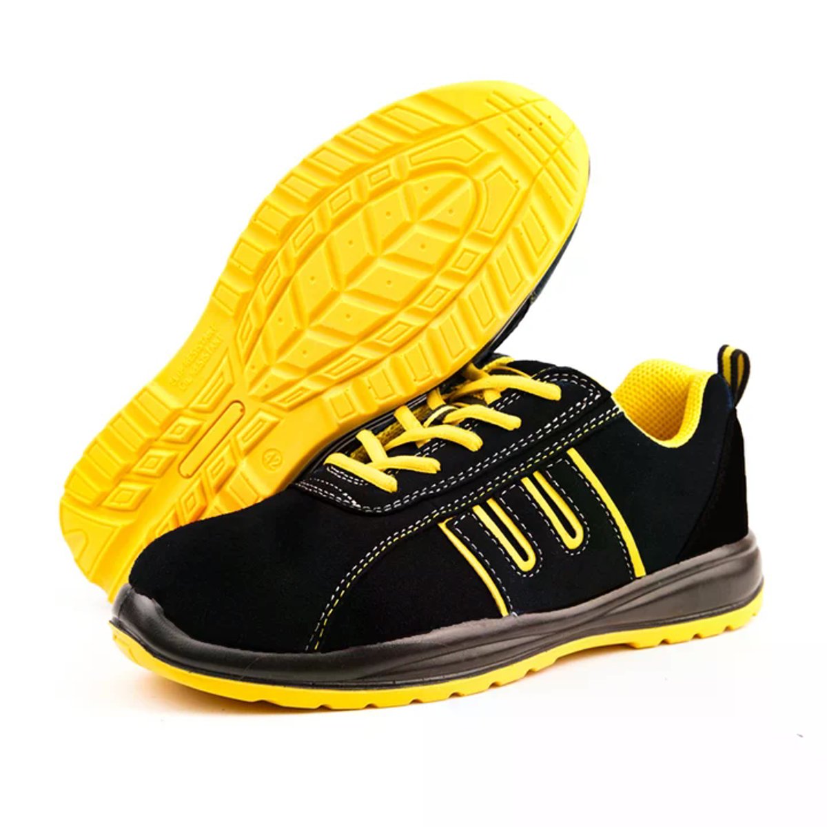 Scarpe Antinfortunistiche Miller Steel S1P SRC Basse Nero Leggere Uomo Donna thumbnail 2