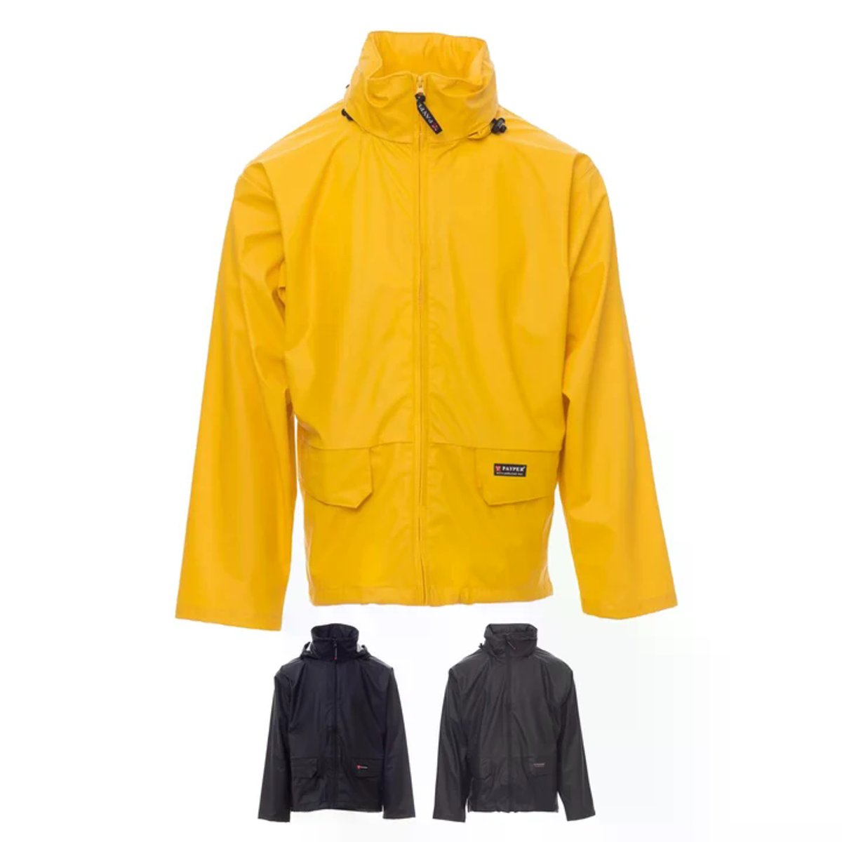 Giacca Antipioggia DRY-JACKET da Lavoro in Poliestere Spalmato PU