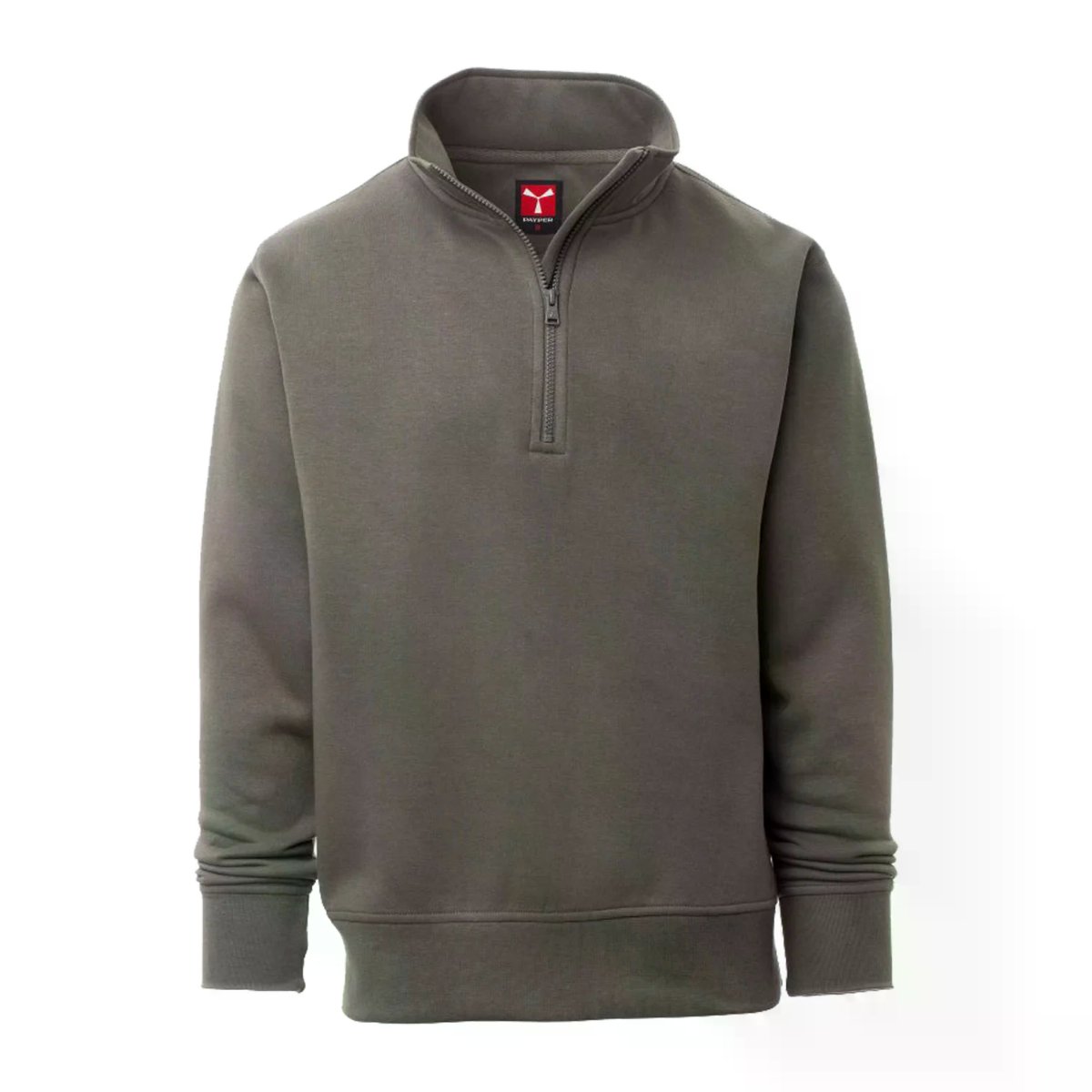 Felpa Uomo Mezza Zip CARSON in Cotone Garzato thumbnail 7
