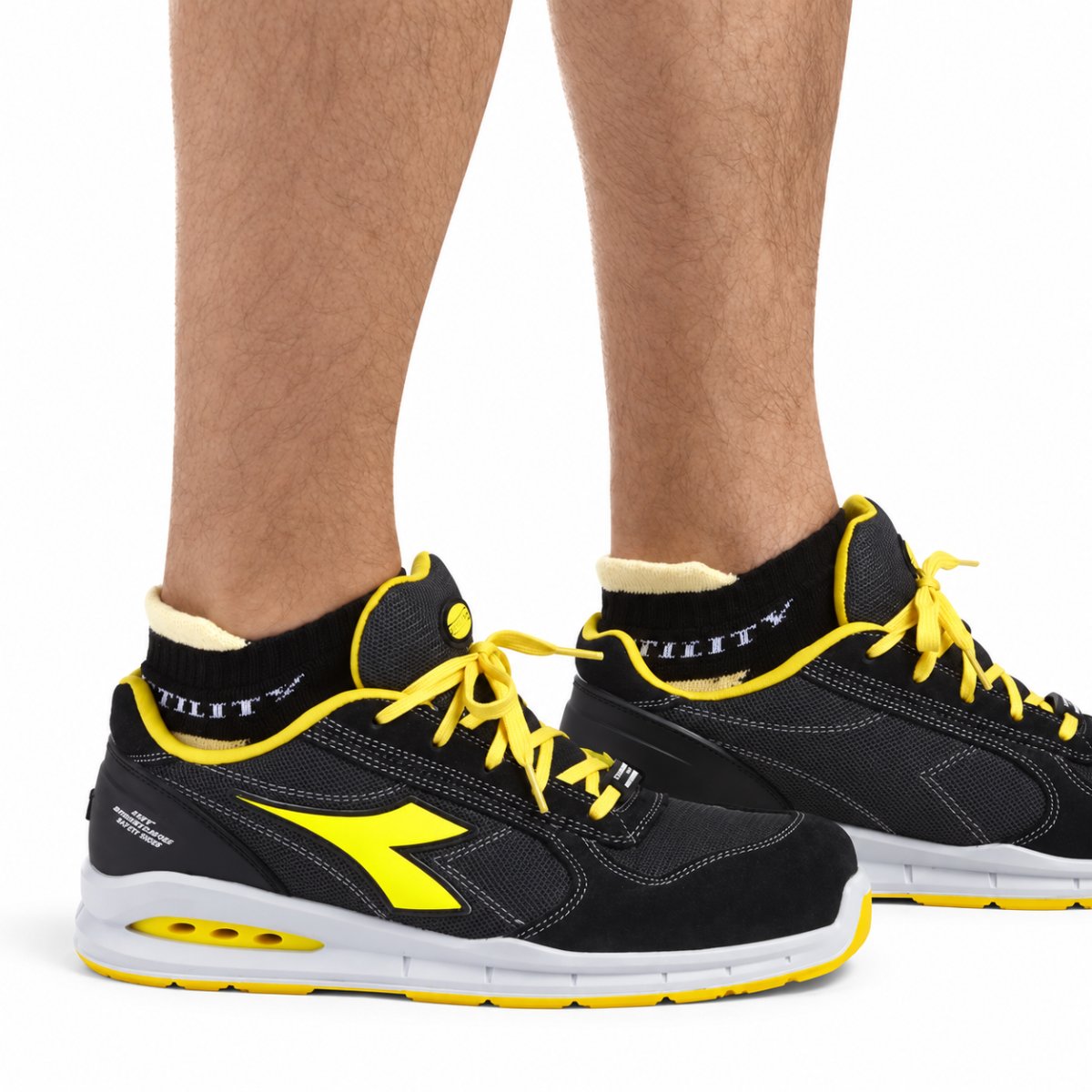 Calze Estive Diadora Utility GHOST SOCKS Traspiranti e Resistenti con Fibra Aramidica thumbnail 2