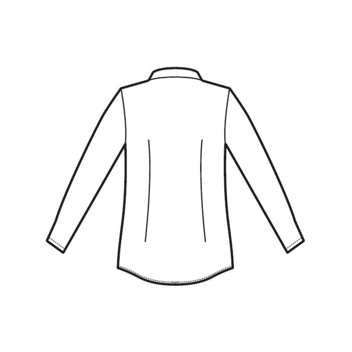 Camicia da Lavoro Portorico Isacco Unisex in Jersey con Collo Coreano per Cameriere, Barista e Ristorazione thumbnail 3