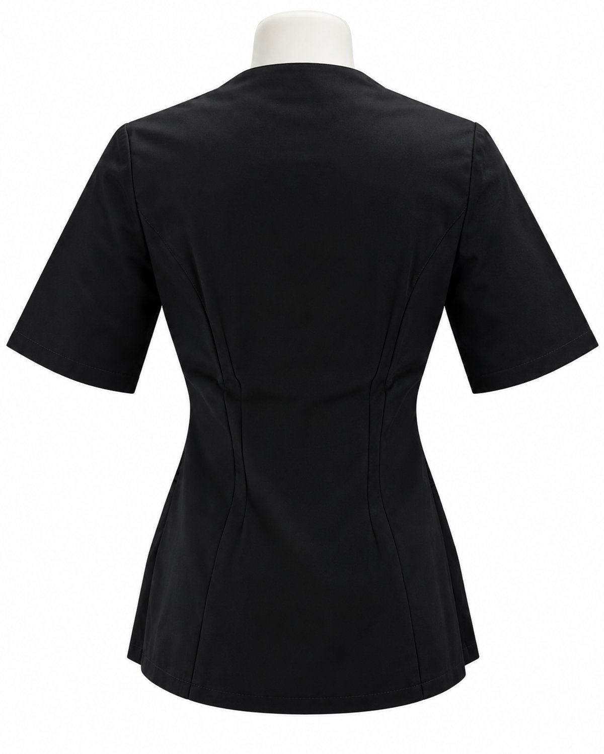 Casacca Professionale Donna Victory Nera con Zip Intera, Spalline e 2 Tasche thumbnail 2