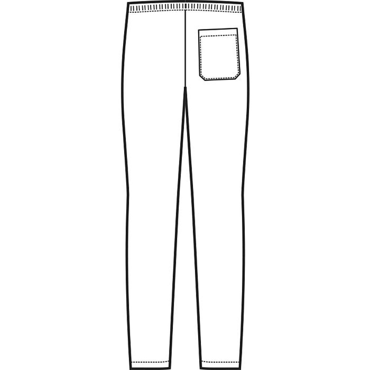 Pantalone Sanitario Pantalaccio Isacco Tecnostretch con Elastico e Laccio per Medico, Infermiere e Cuoco thumbnail 5