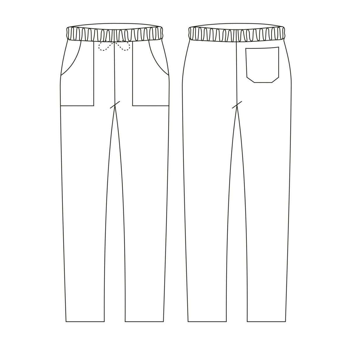 Pantalone Professionale Unisex EgoChef BAZZY in SORONA, Morbido, Elasticizzato e Resistente thumbnail 2