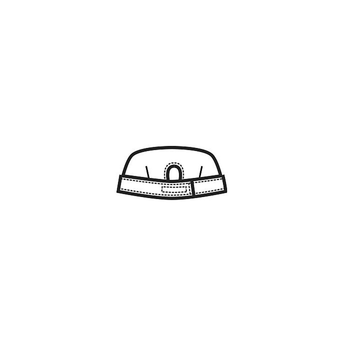 Cappello da Cucina Bob Isacco Regolabile con Velcro per Cuoco e Ristorazione thumbnail 4