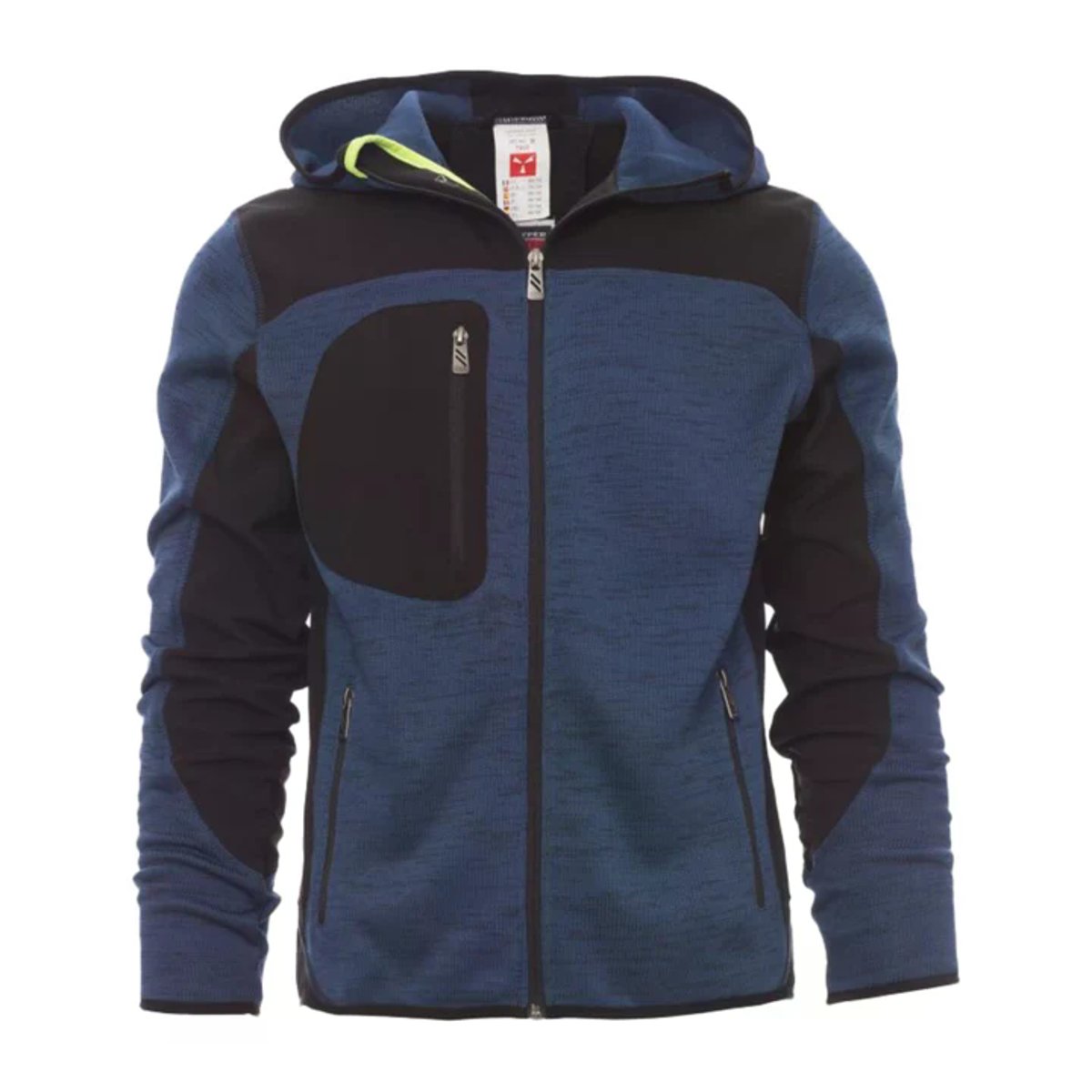 Felpa Tecnica da Lavoro Payper TRIP con Softshell, Cappuccio e Tasche con Zip thumbnail 7