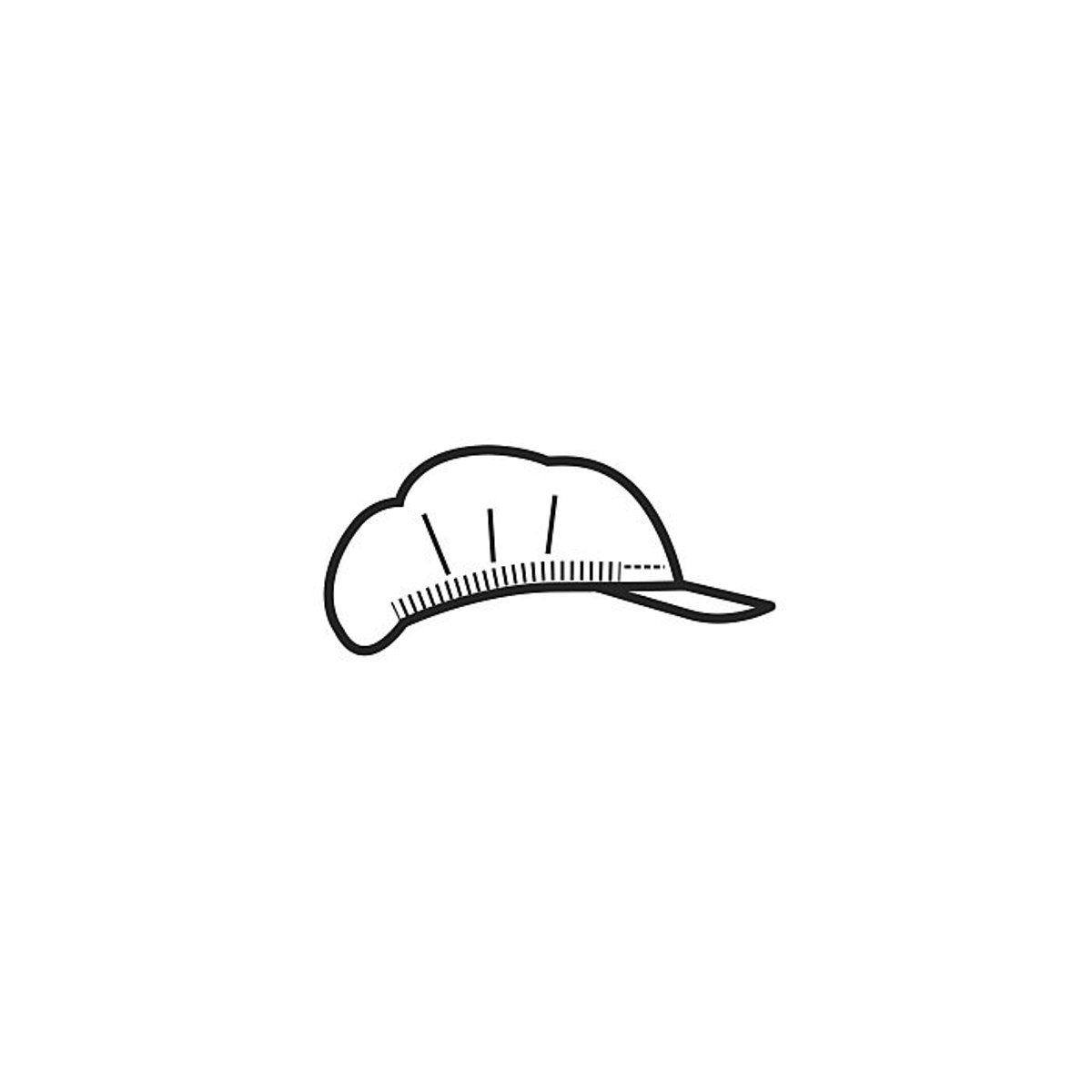 Cappello San Bitter Isacco con Visiera Rigida e Velcro per Alimentare e Ristorazione thumbnail 4