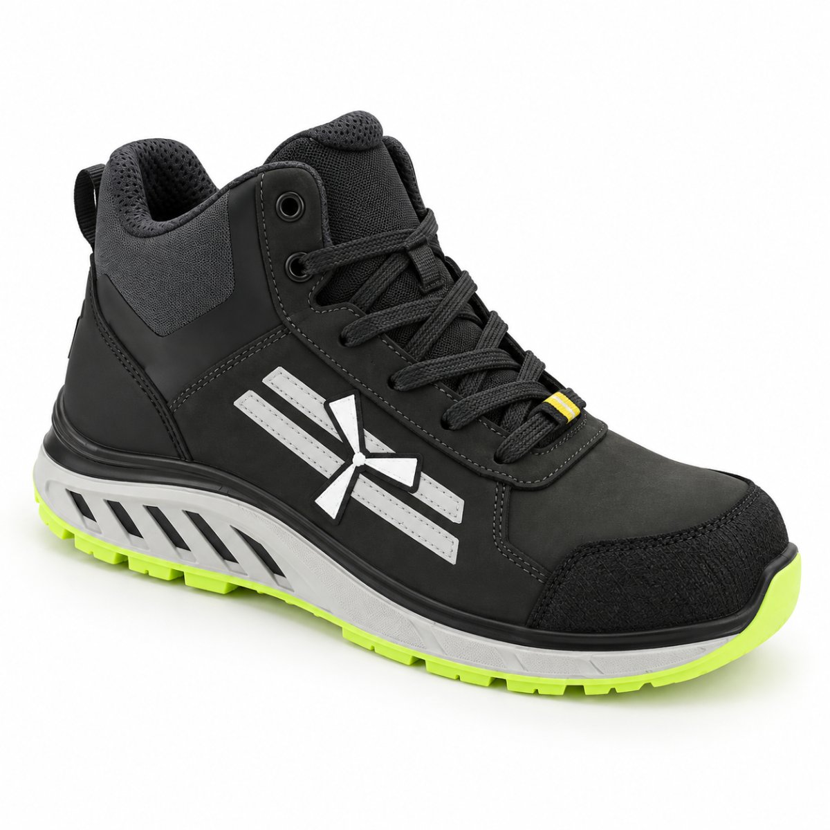 Scarpe Antinfortunistiche Alte X-MOON MID S3S FO SR ESD Metal-Free in Pelle Nubuck thumbnail 6