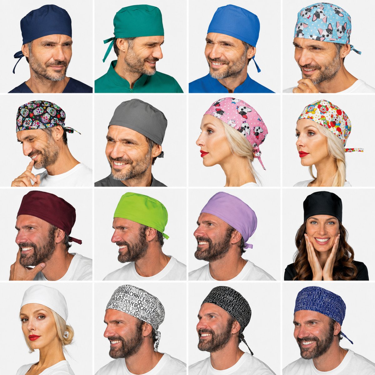 Bandana Havana Isacco Unisex per Sanitario, Medicale e Ristorazione